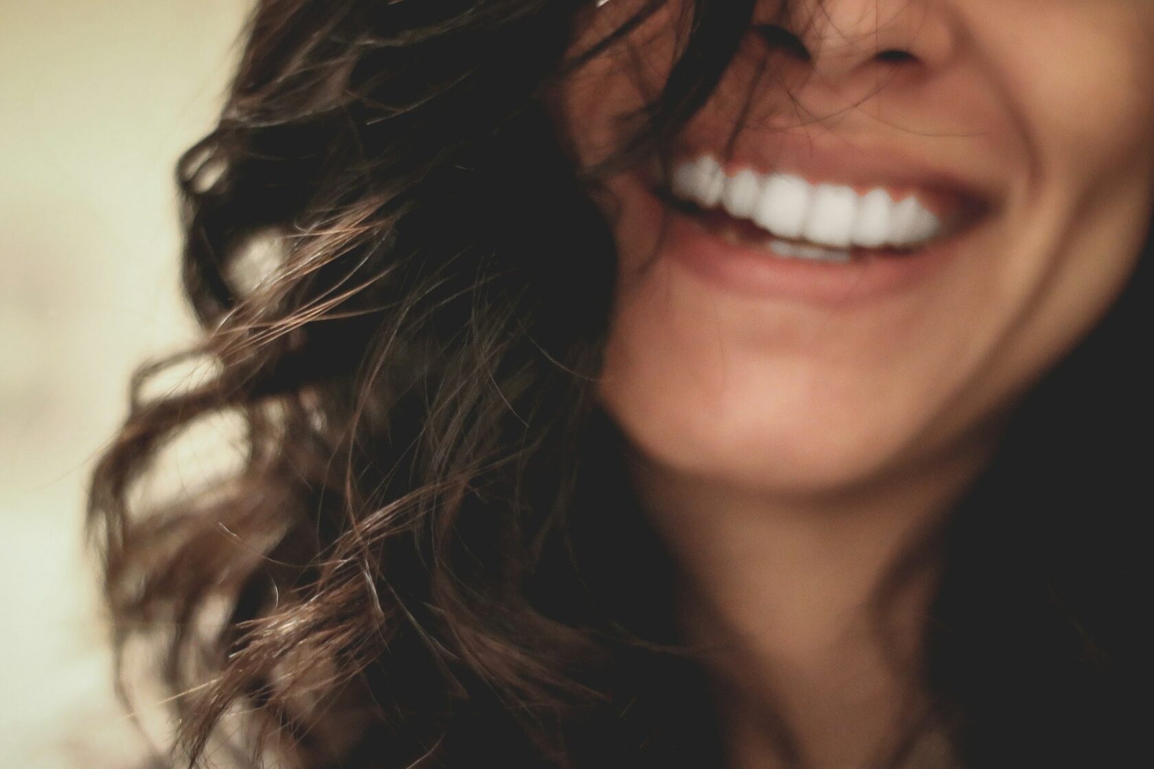 Close-up of a bright, healthy smile