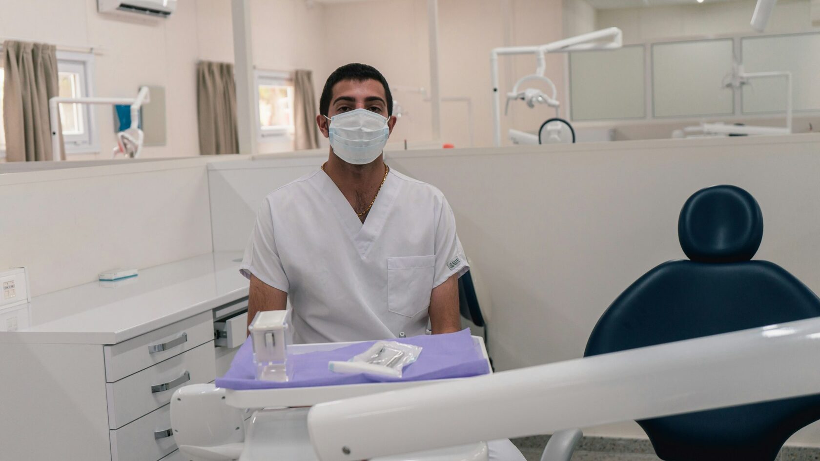 Portrait of a dental practitioner